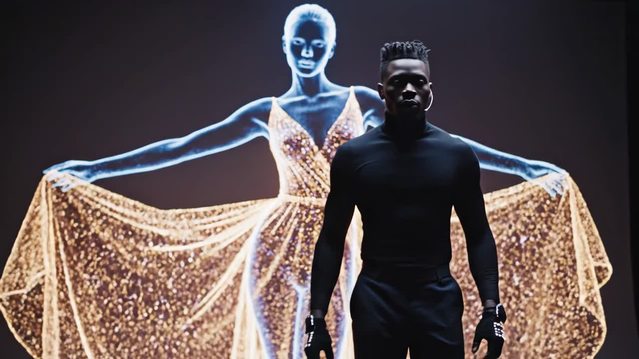 Futuristic Fashion Hologram Presentation
