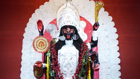 Diwali-is-one-of-the-biggest-festival-in-India,-Kali,-one-of-the-deities-of-Hindus,-is-worshiped-in-this-festival