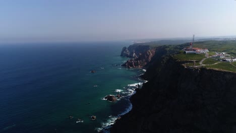 Gesamtansicht-Des-Cabo-Da-Roca,-Portugal,-Europa