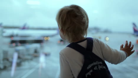 boy at the airport