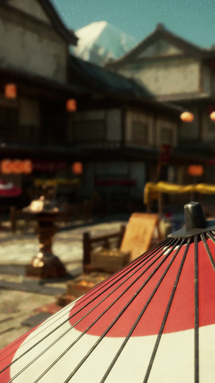 전통적인 일본 거리 시장