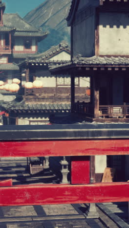 traditional asian architecture in a cityscape