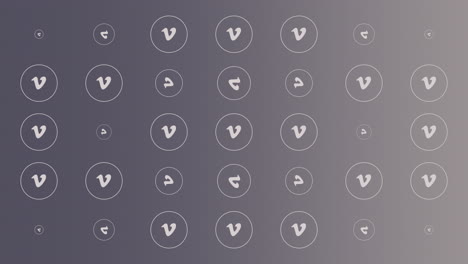 Social-Vimeo-icons-pattern-on-network-background