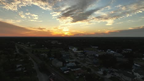 vista panorámica de los alemanes al amanecer