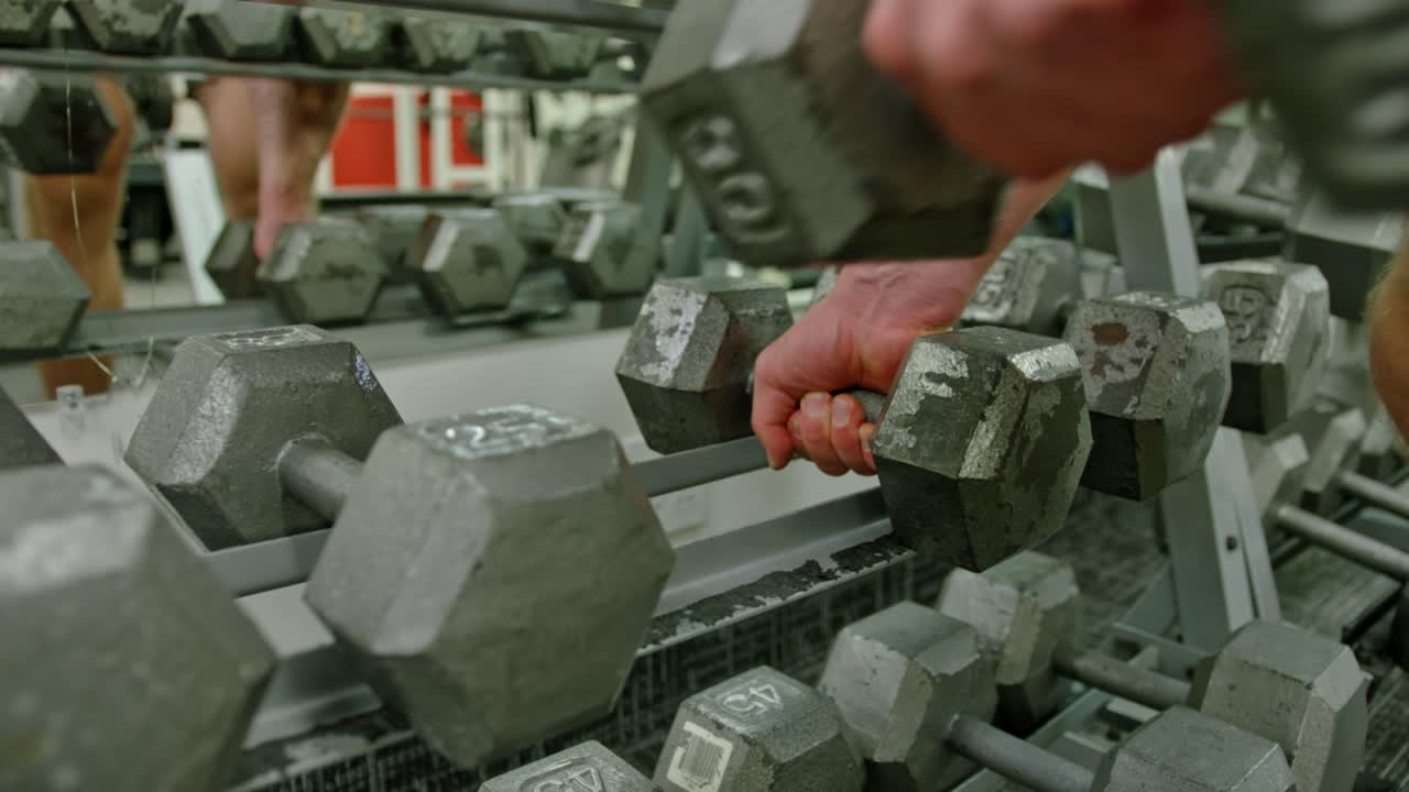 Strong bodybuilder lifting weights. Athletic person effort