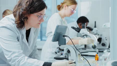 científicos que trabajan en un laboratorio