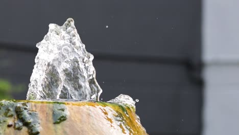 water fountain splashing in udomsuk, bangkok