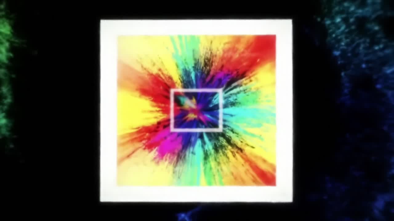 A Vibrant Journey Through Colorful Abstract Art: Exploring Dynamic Swirls and Energetic Explosions in a Mesmerizing Display of Light and Motion