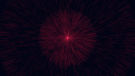 Light beams from star in galaxy 3