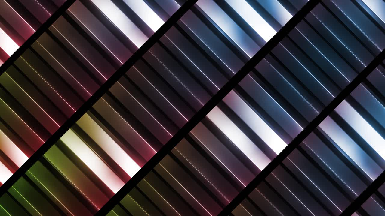 Abstract Diagonal Pattern with Illuminated Stripes