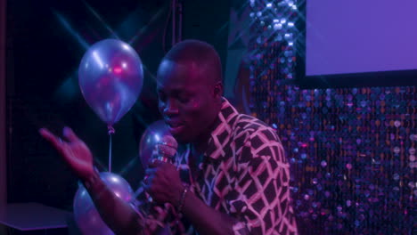 african american man in a party
