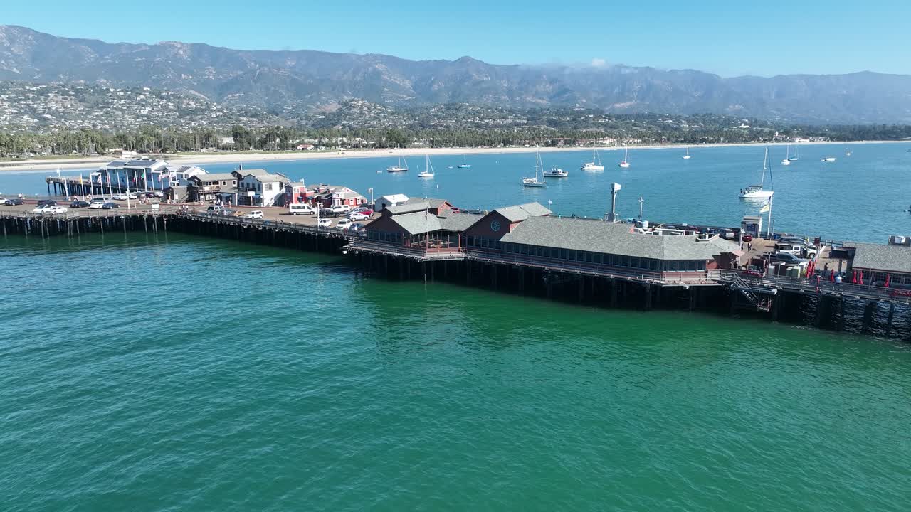 Steams Wharf At Santa Barbara In California United States