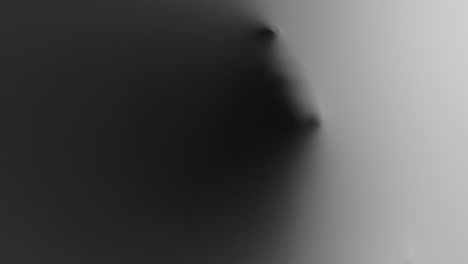 a scary face and hands appear from the white surface