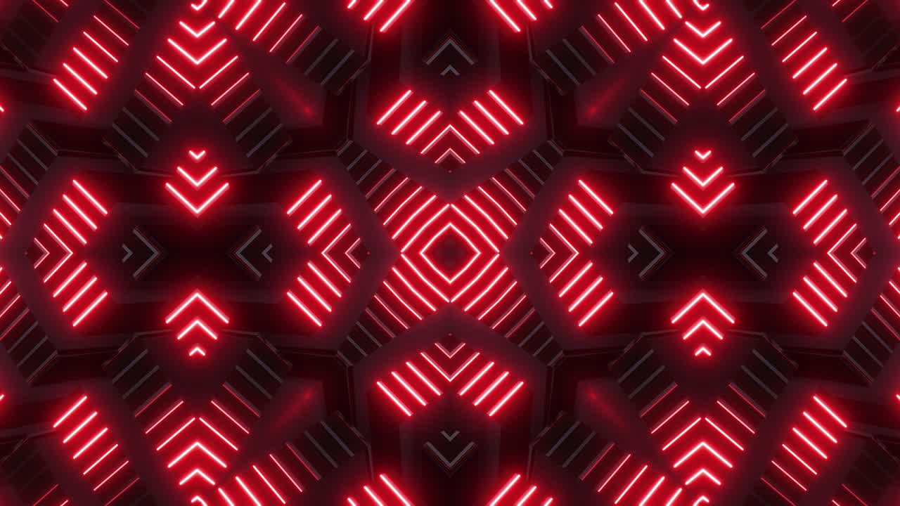 patrón geométrico de neón