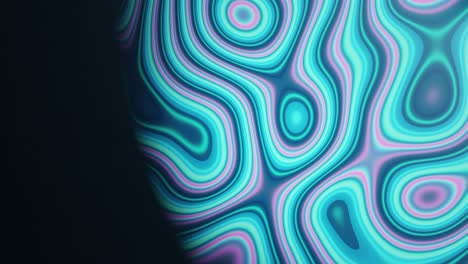 textura líquida fondo abstracto renderización animación psicodélico arte hipnótico azul y rojo