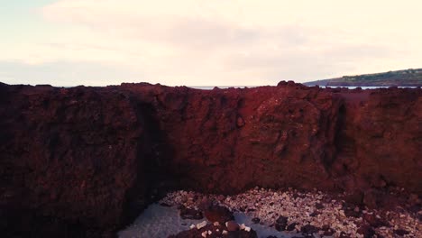 Una-Antena-Elevada-De-Manele-Point-En-La-Isla-Hawaiana-De-Lanai-4