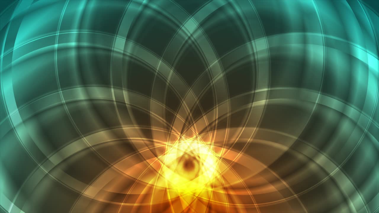 diseño de movimiento abstracto de patrón circular brillante y brillante