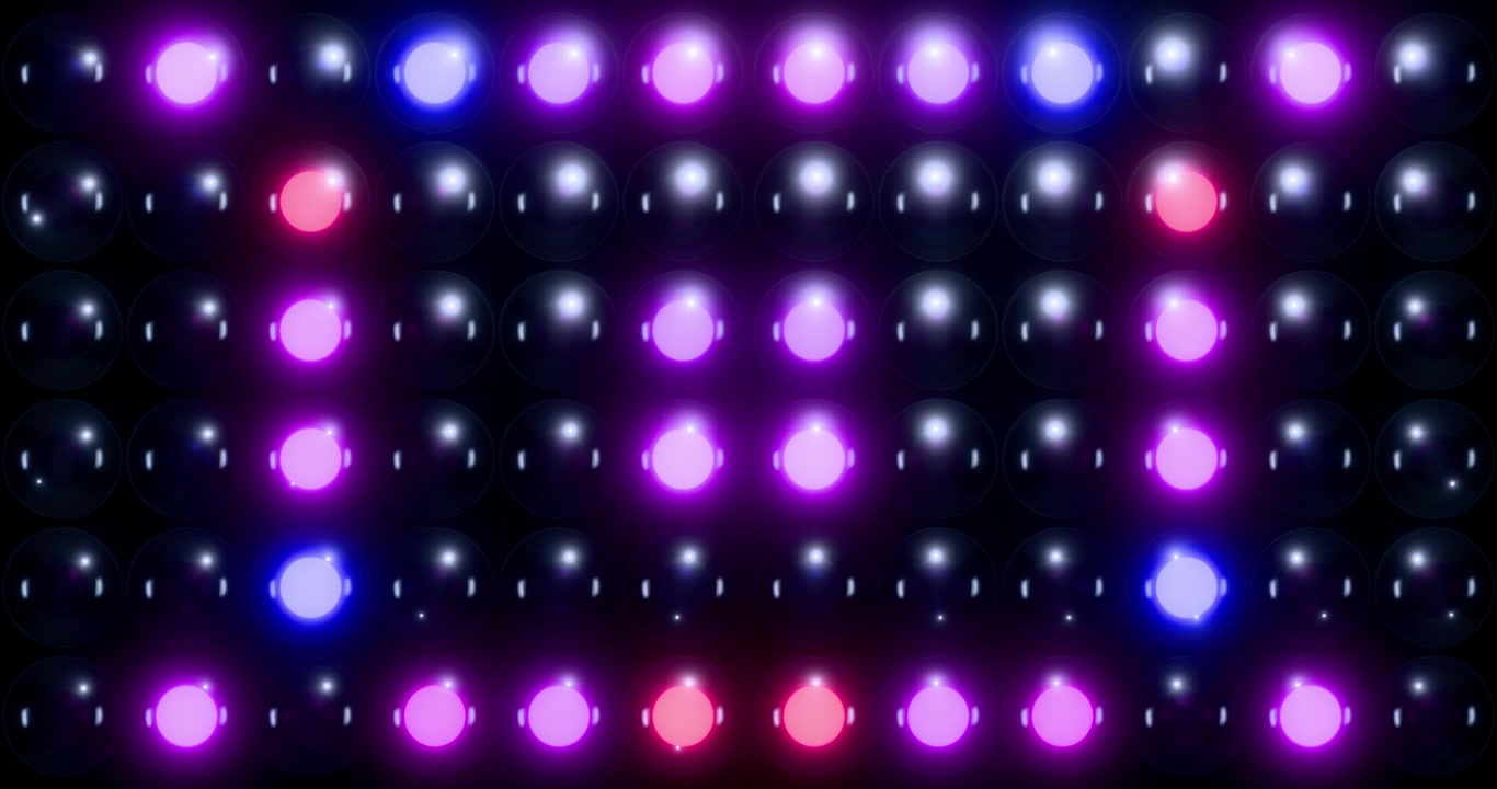 Luci a Sfera LED Colorate Luminose e Vivaci su Sfondo Scenico