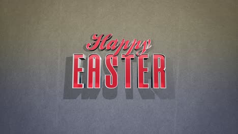 Retro-Happy-Easter-text-on-grey-vintage-texture-in-80s-style