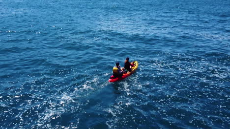 kayaking on the ocean