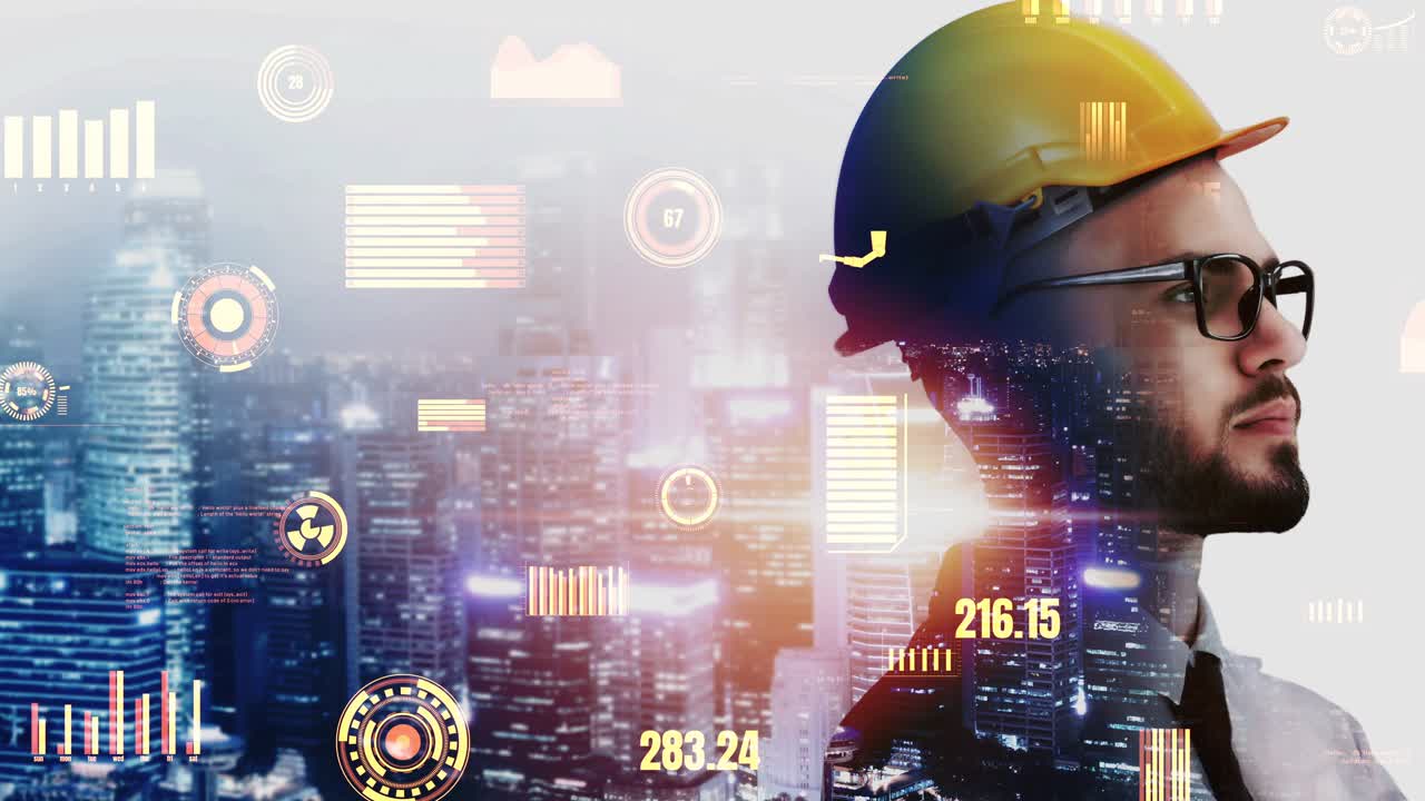 futura construcción de edificios y proyecto de ingeniería inventiva