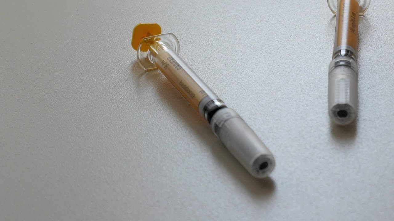 Panning shot of medical equipment