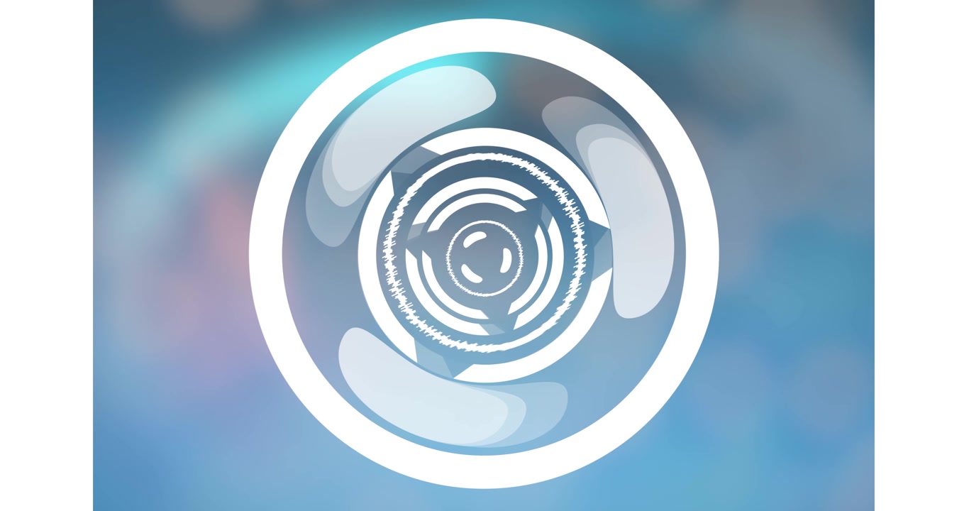 Abstract Rotating Circular HUD Interface Element