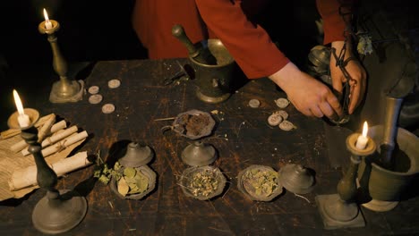 las hierbas medicinales.
