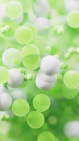 abstract dense particles spheres background, 3d rendering.