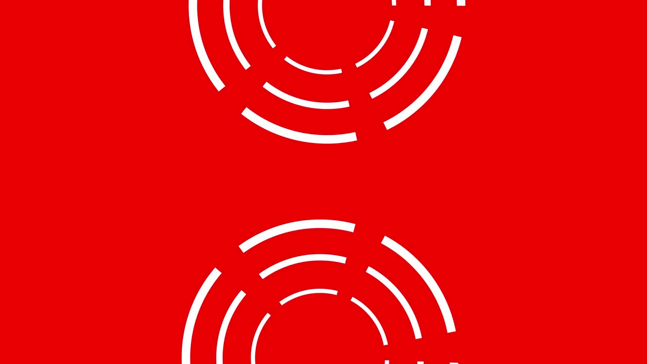 원 회전 스플릿 팝 애니메이션 모션 그래픽