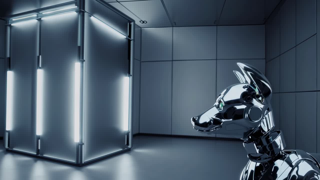 현대 sf 설정의 금속 로 개