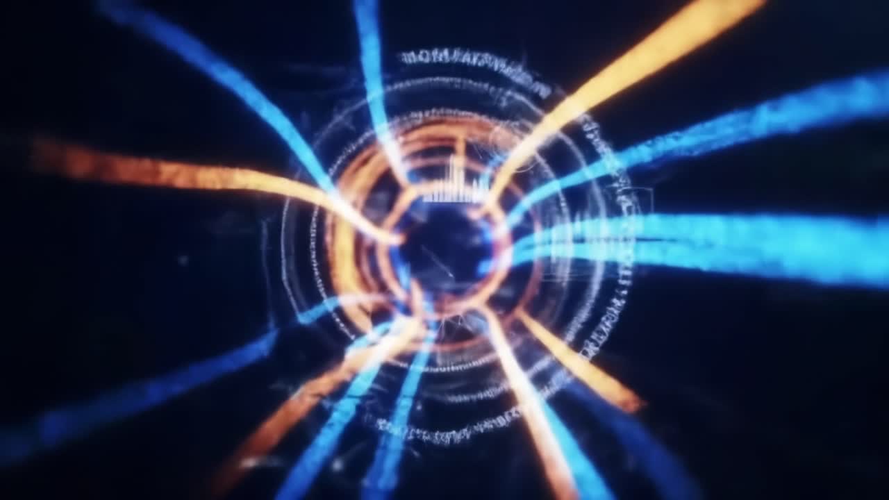 A mesmerizing visual journey through vibrant energy streams, showcasing intricate designs and dynamic movement that captivate the viewer's imagination and explore abstract concepts