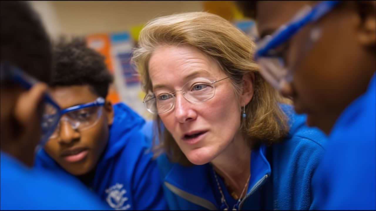 Engaging Teacher Sparkles Curiosity in Students Through Interactive Learning and Collaborative Discussions in an Inspiring Classroom Environment