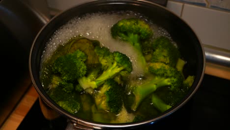 Broccoli-in-a-pot-full-of-boiling-water