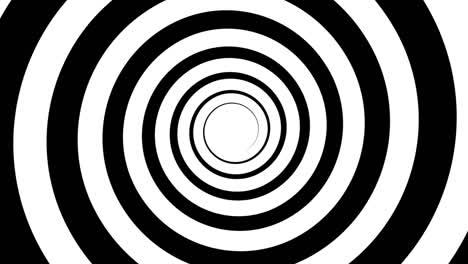 salvador de pantalla animado en bucle sin problemas. espiral hipnótica aumenta desde el centro de la pantalla.