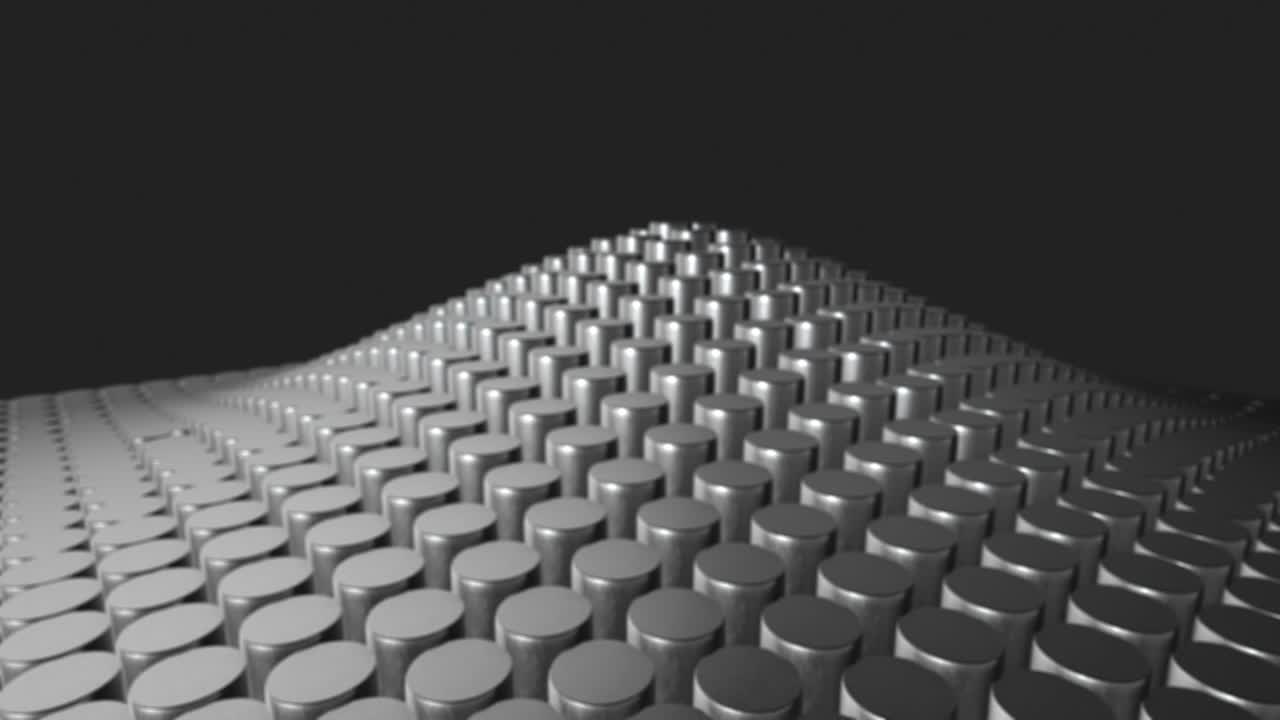 patrón abstracto pasos metálicos que se repiten