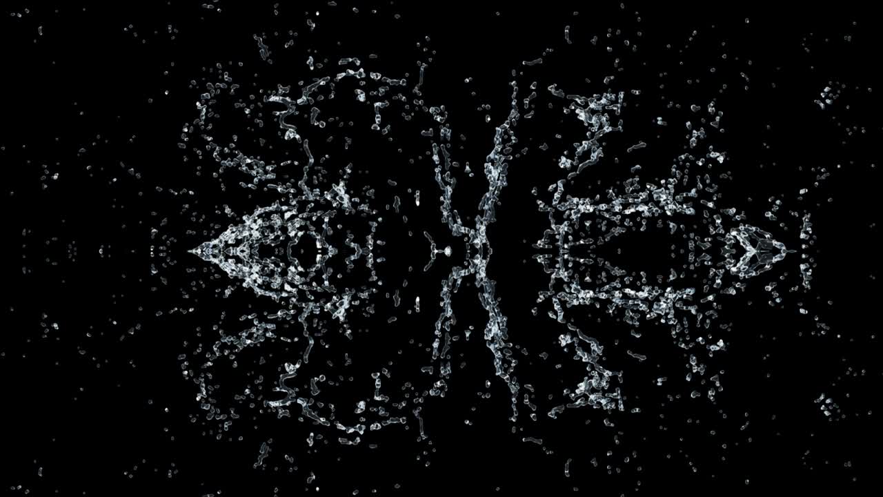 물 스플래시 느린 동작