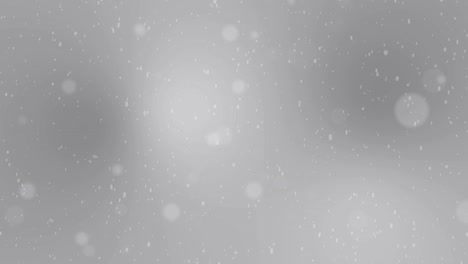 movimento de bokeh de círculo desfocado e neve
