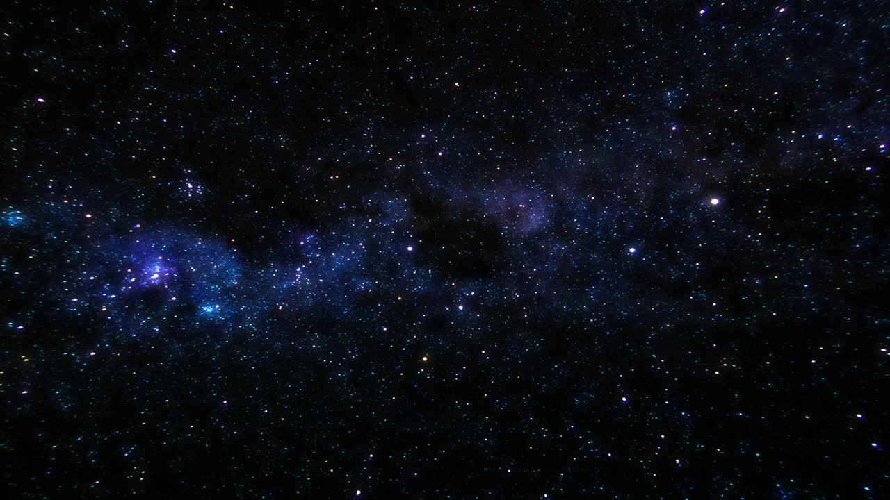 un agujero negro en el espacio