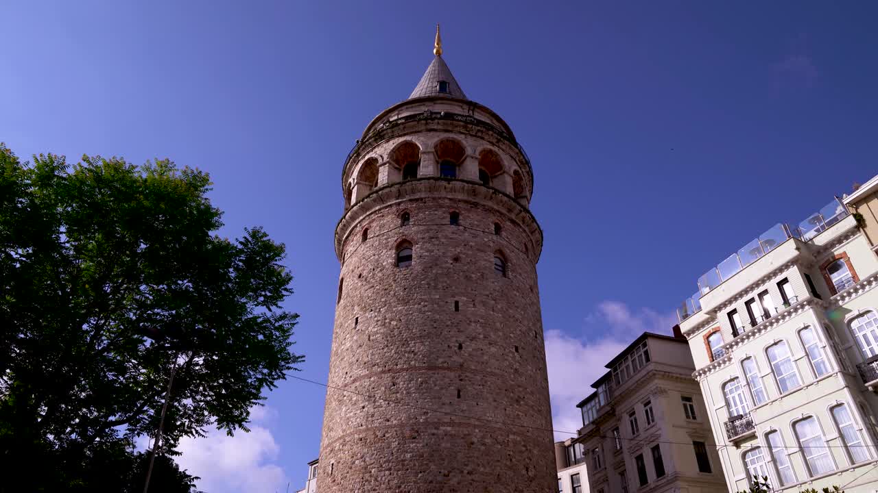la torre de galata desde estambul, turquía.