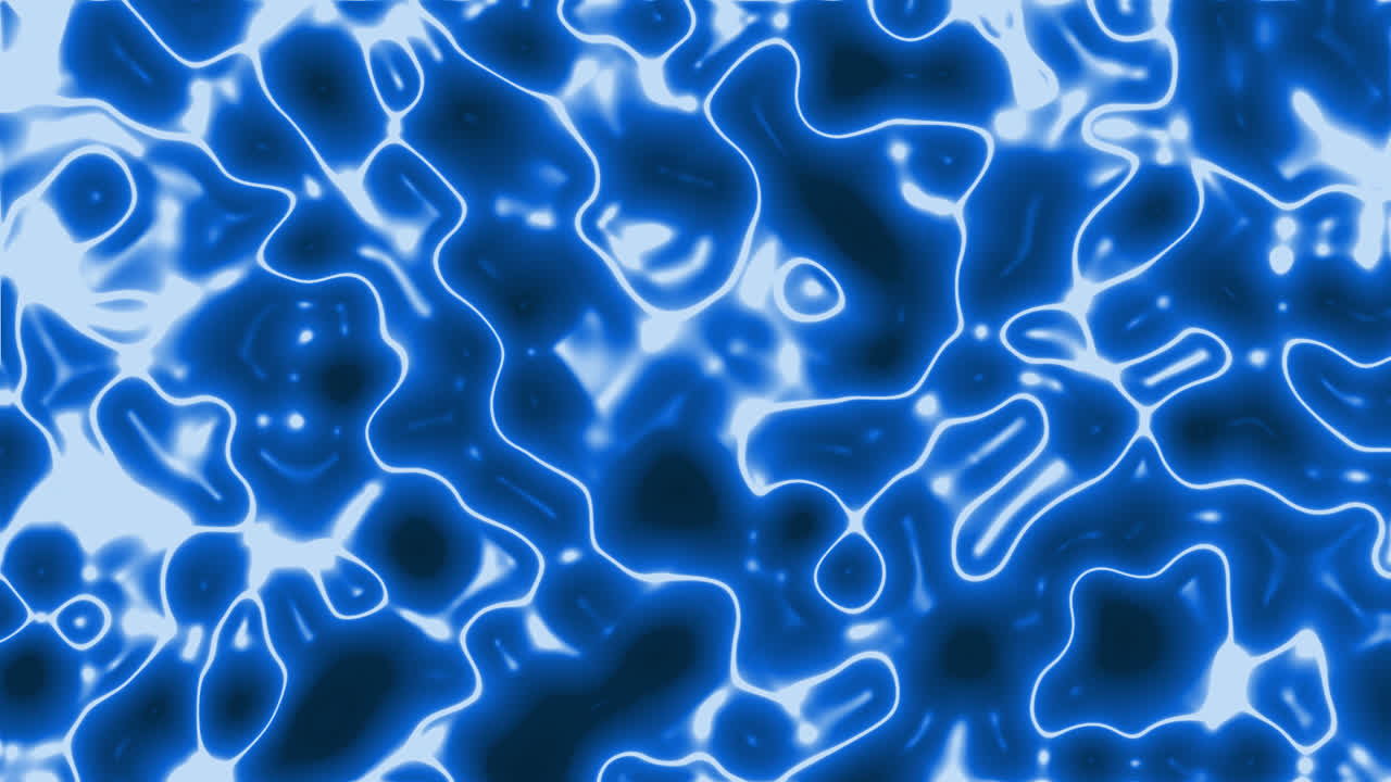 Loop continuo di un pattern di energia blu astratta fluente