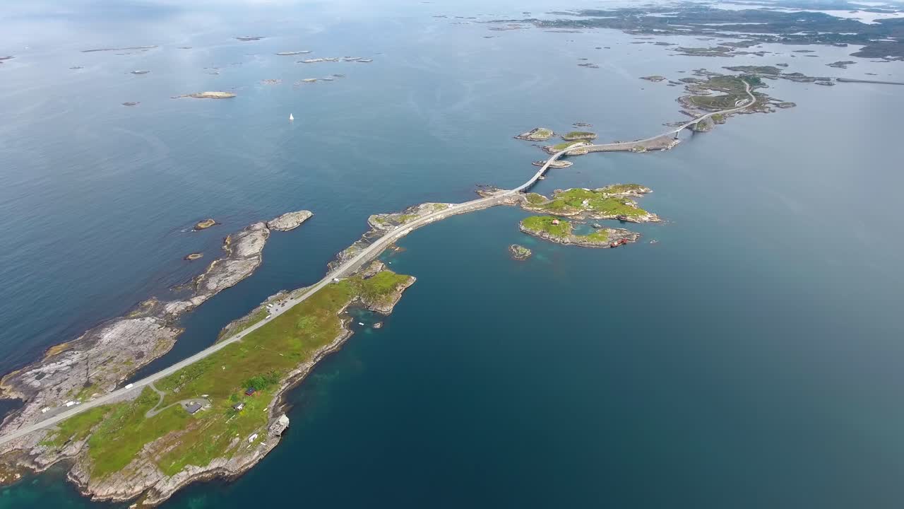 атлантическая океанская дорога в норвегии