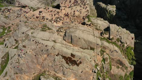 Aerial-footage-Pulpit-Rock-Preikestolen-Beautiful-Nature-Norway