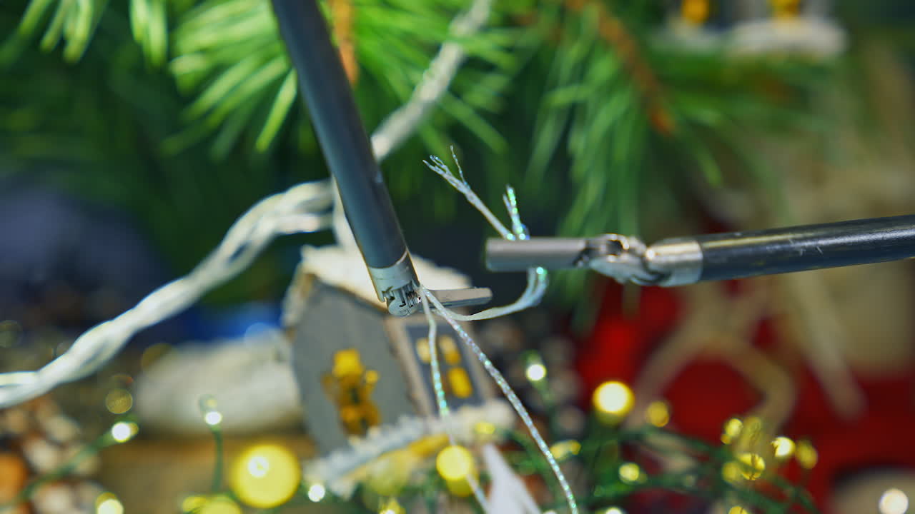 Minimally invasive surgical innovation. Medical surgical room healthcare intelligence in hospital with robotic innovation technology equipment