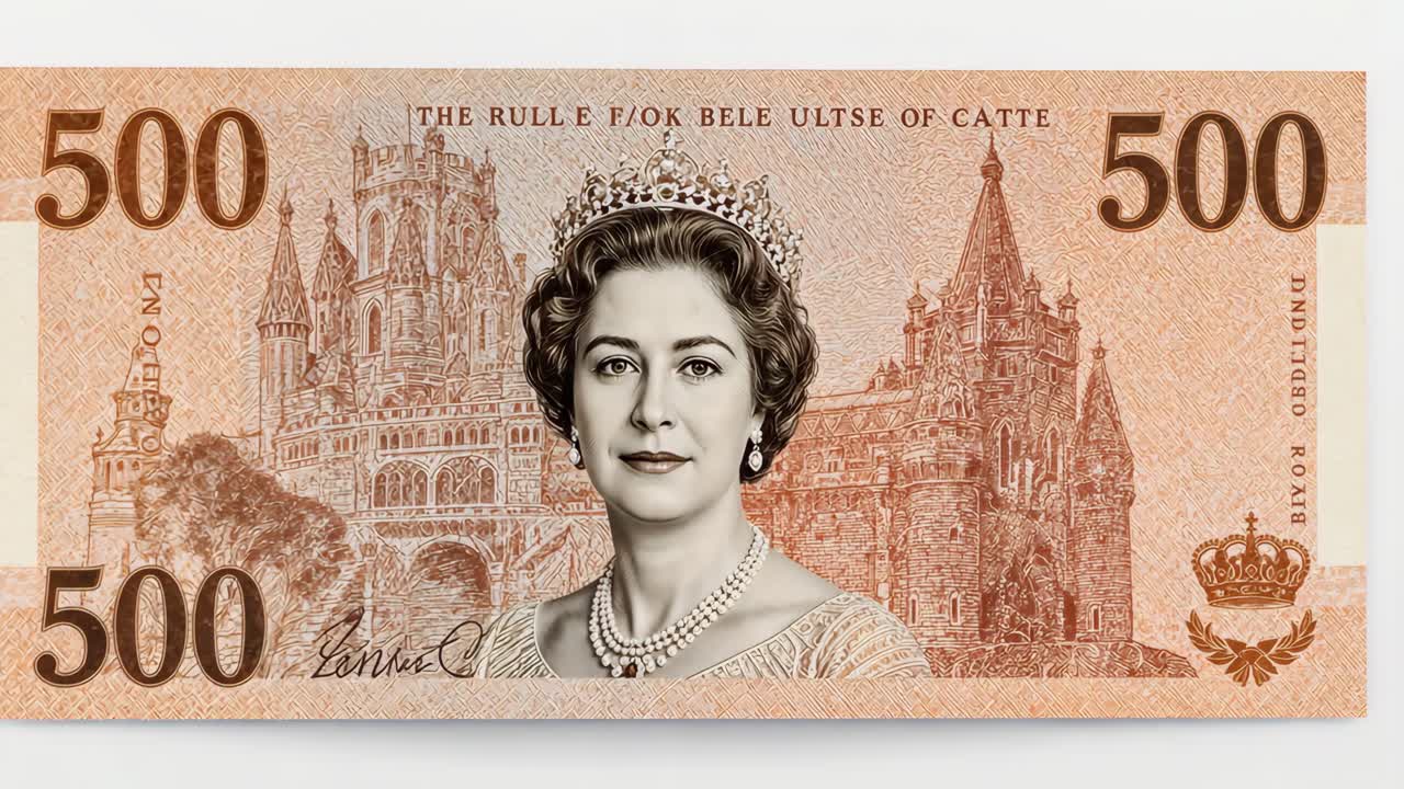 Queen on Banknote