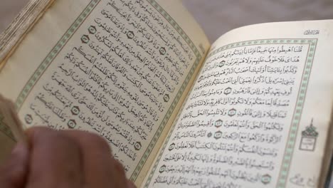 leafing through quran