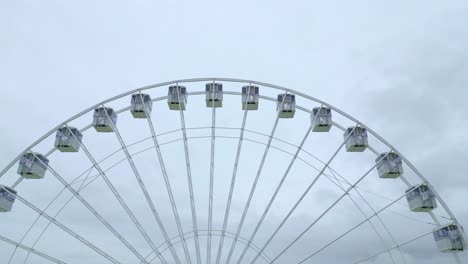 flying closely over eastbourne giant ferris wheel