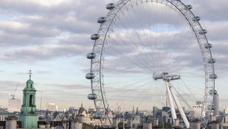 el ojo de londres y el horizonte, londres, inglaterra