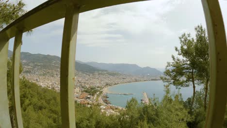 Encantador-Pueblo-Costero-De-Alanya-En-La-Región-De-Antalya-De-Turquía