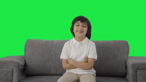 Happy-Indian-boy-looking-at-the-camera-Green-screen